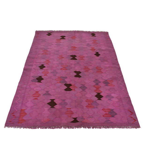 Overdyed Chobi Kilim 4' 0" x 5' 7" - No. AL84812