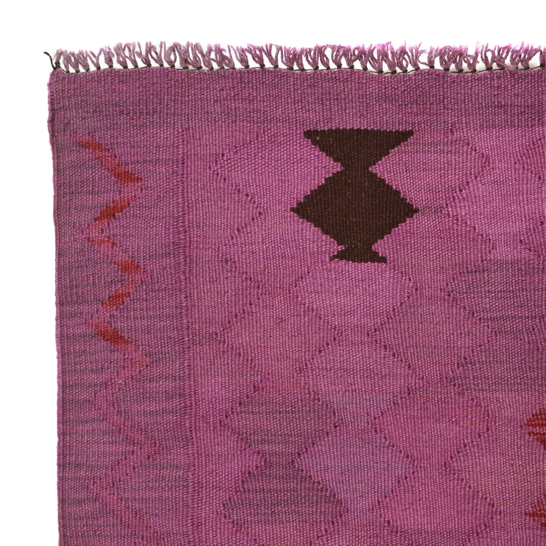 Overdyed Chobi Kilim 4' 0" x 5' 7" - No. AL84812