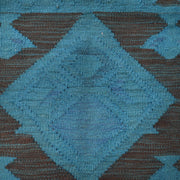 Blue Color Overdyed Kelim 3' 8" x 5' 7" - No. AL55458