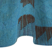 Blue Color Overdyed Kelim 3' 8" x 5' 7" - No. AL55458
