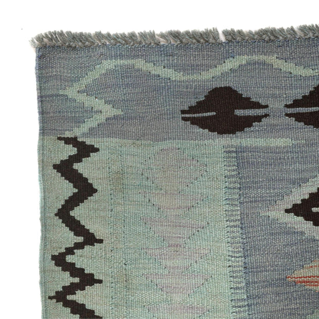 Hand Knotted Overdyed Kilim 3' 11" x 5' 6" - No. AL66143
