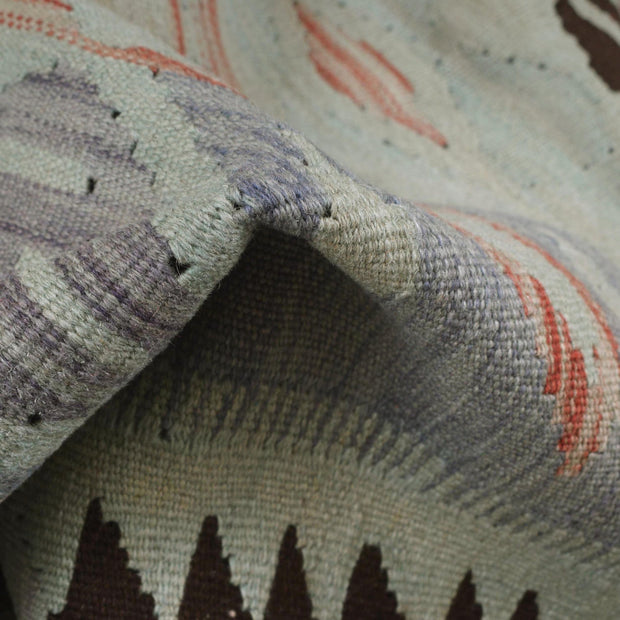 Hand Knotted Overdyed Kilim 3' 11" x 5' 6" - No. AL66143