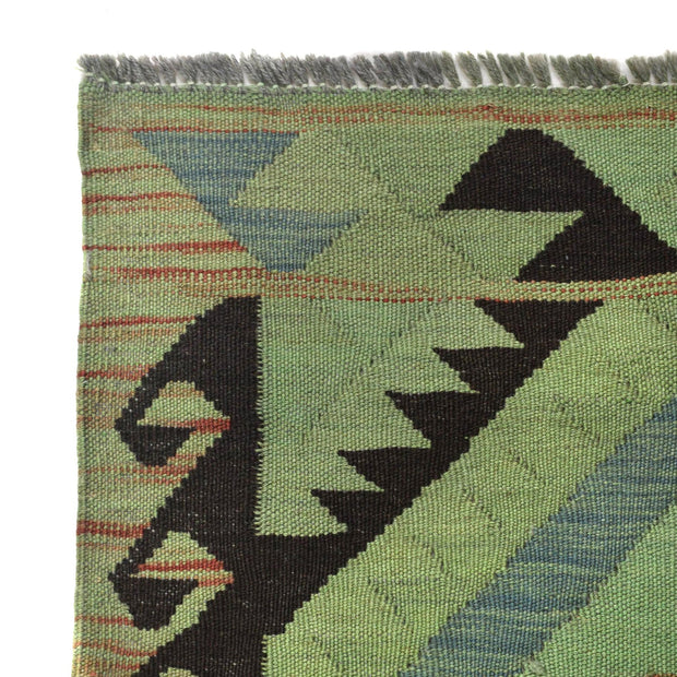 Handmade Overdyed Kilim 4' 1" x 5' 11" - No. AL27580