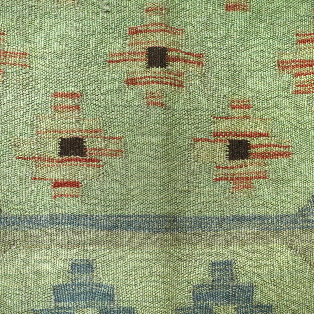 Handmade Overdyed Kilim 4' 1" x 5' 11" - No. AL27580