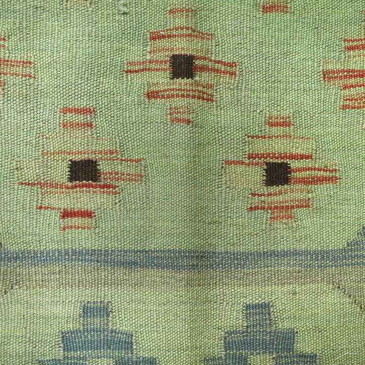 Handmade Overdyed Kilim 4' 1" x 5' 11" - No. AL27580