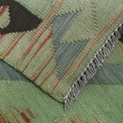 Handmade Overdyed Kilim 4' 1" x 5' 11" - No. AL27580