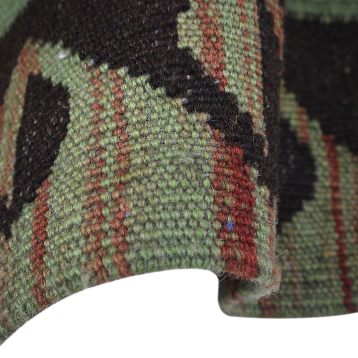 Handmade Overdyed Kilim 4' 1" x 5' 11" - No. AL27580