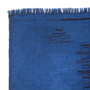 Blue Color Overdyed Kelim 3' 11" x 5' 8" - No. AL70185