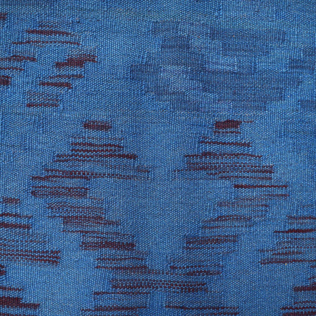 Blue Color Overdyed Kelim 3' 11" x 5' 8" - No. AL70185