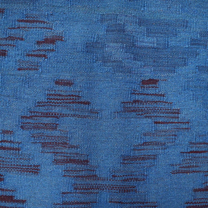 Blue Color Overdyed Kelim 3' 11" x 5' 8" - No. AL70185