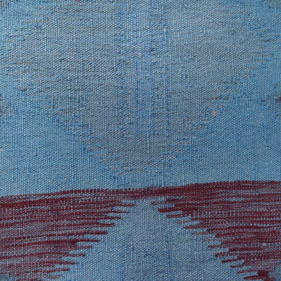 Hand Knotted Overdyed Kilim 3' 6" x 5' 2" - No. AL33510