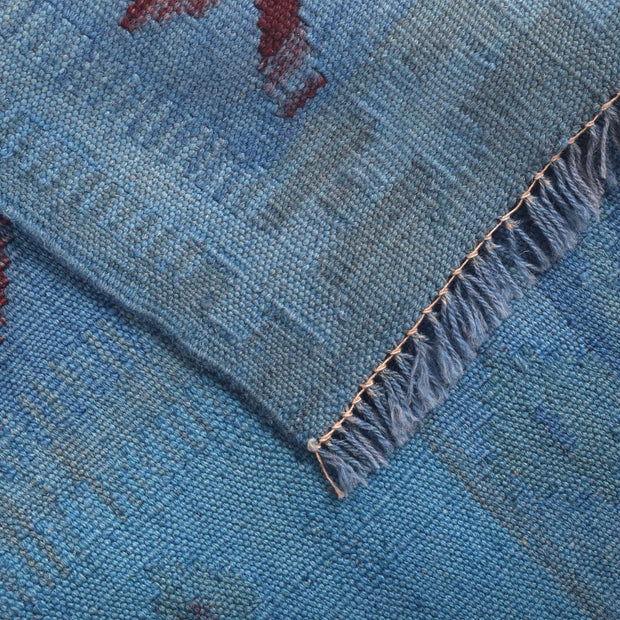 Hand Knotted Overdyed Kilim 3' 6" x 5' 2" - No. AL33510