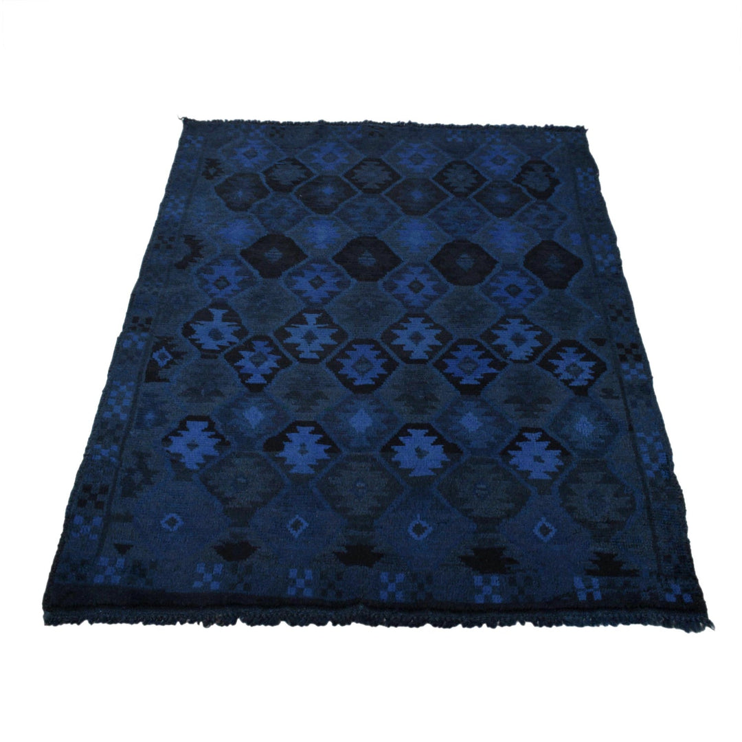 Blue Overdyed Area Rug 2' 9" x 4' 2" - No. AL74427