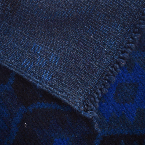 Blue Overdyed Area Rug 2' 9" x 4' 2" - No. AL74427