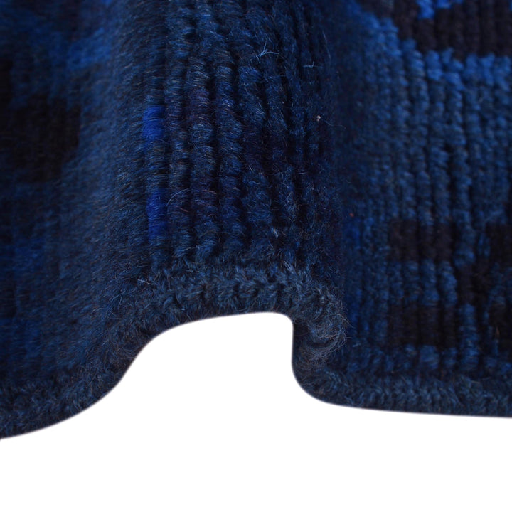 Blue Overdyed Area Rug 2' 9" x 4' 2" - No. AL74427