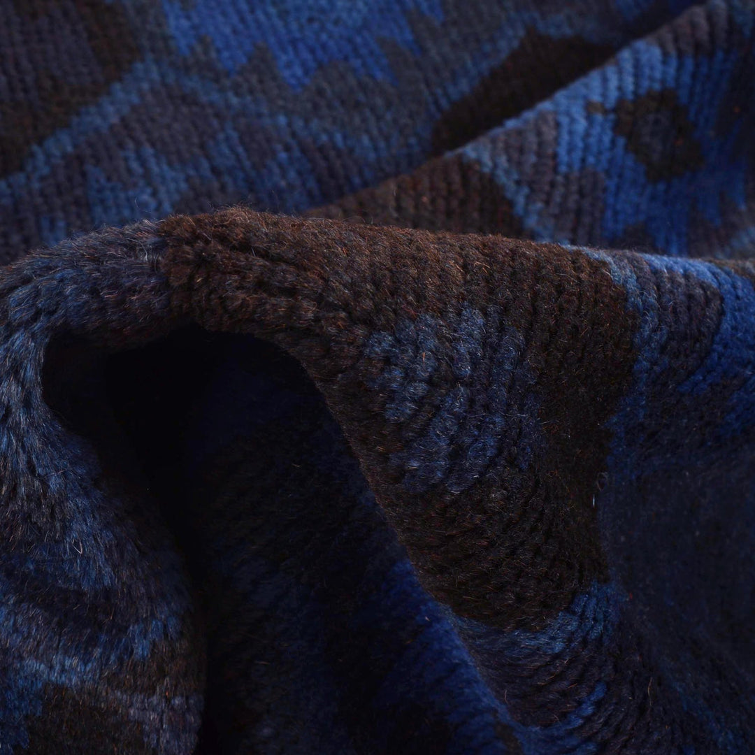 Blue Overdyed Area Rug 2' 9" x 4' 2" - No. AL74427