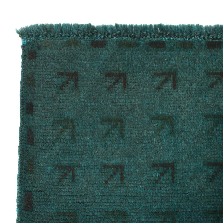 Blue Overdyed Area Rug 2' 11" x 4' 4" - No. AL78005