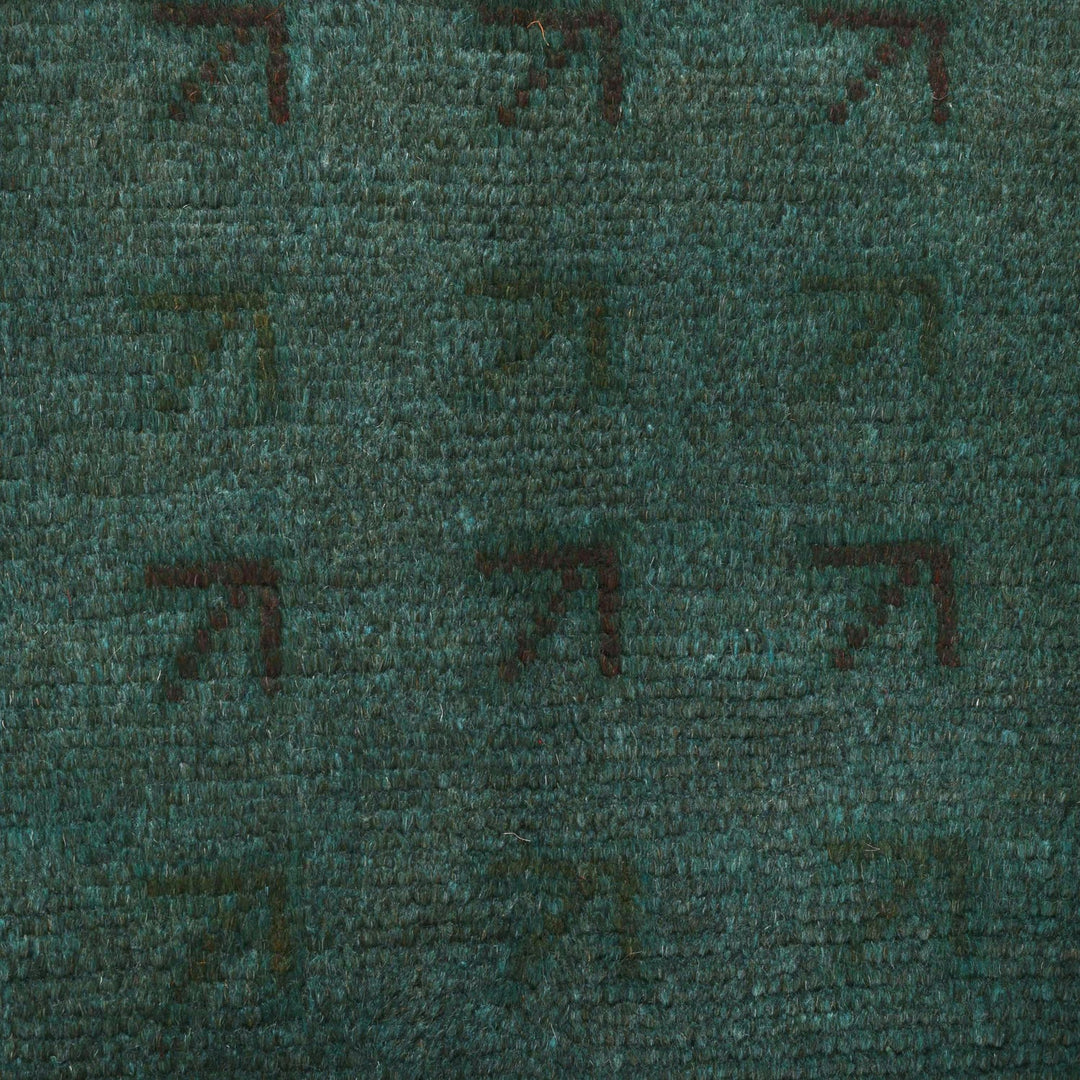 Sea Green Overdyed Area Rug 2' 11" x 4' 4" - No. AL21574