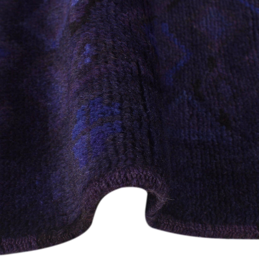 Hand Knotted Overdye Wool Rug 3' 4" x 4' 9" - No. AL72750