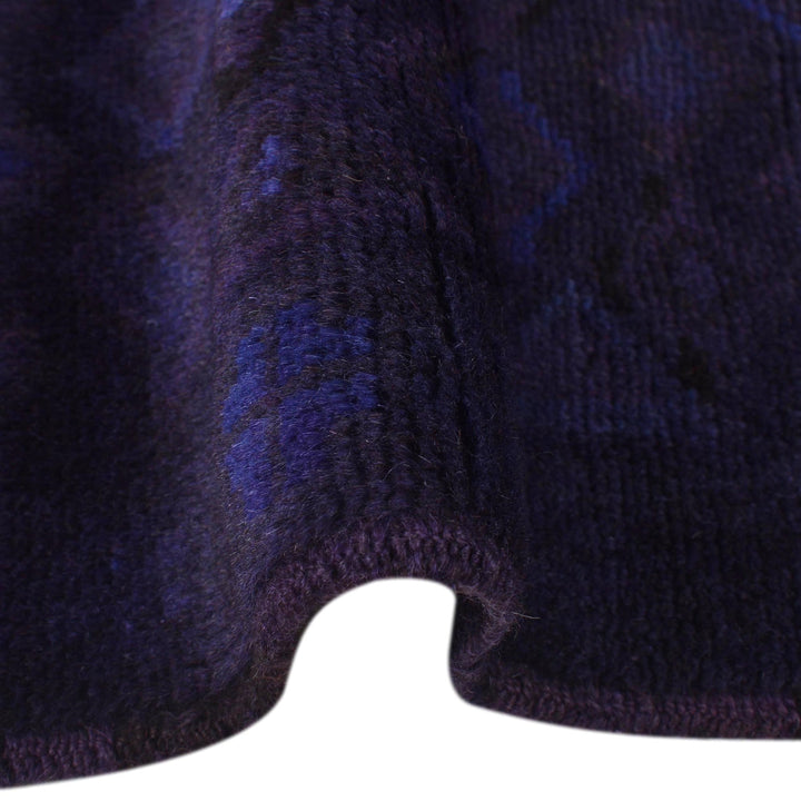 Hand Knotted Overdye Wool Rug 3' 4" x 4' 9" - No. AL72750