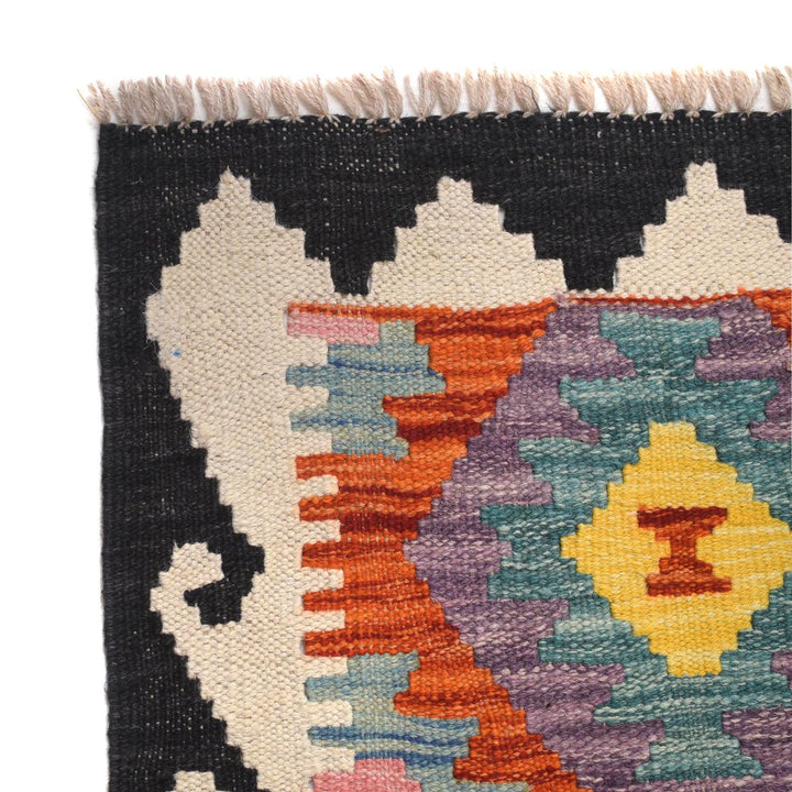 Hand Made Afghan Kilim Runner 2' 8" x 10' 0" - No. AL31341