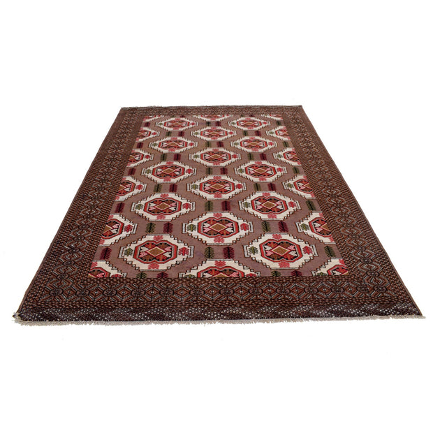 Handmade Baluchi Rug 6' 6" x 9' 1" - No. AL58589