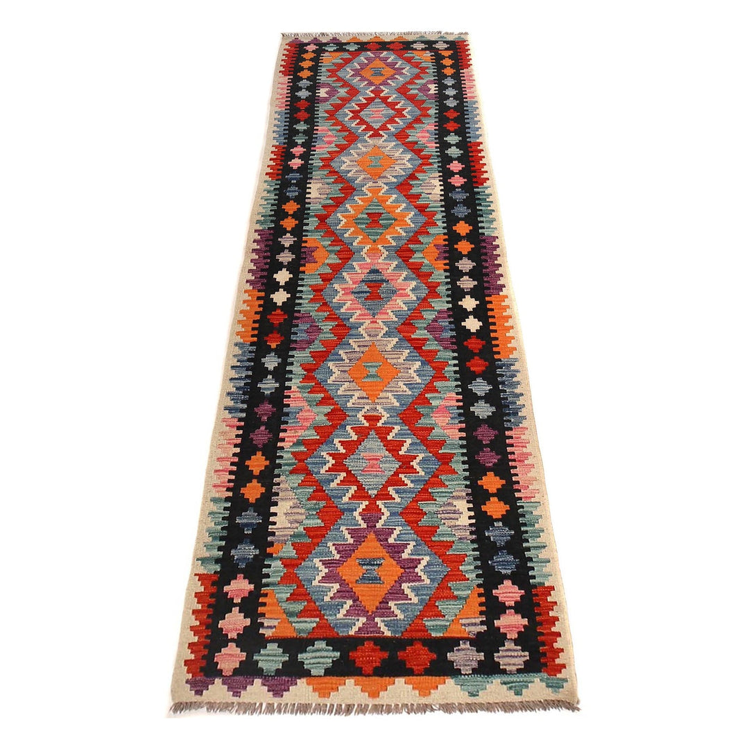 Handmade Vegetable Kelim Runner 2' 6" x 9' 8" - No. AL58062