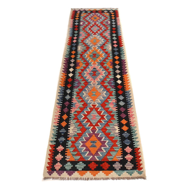 Handmade Vegetable Kelim Runner 2' 6" x 9' 8" - No. AL58062
