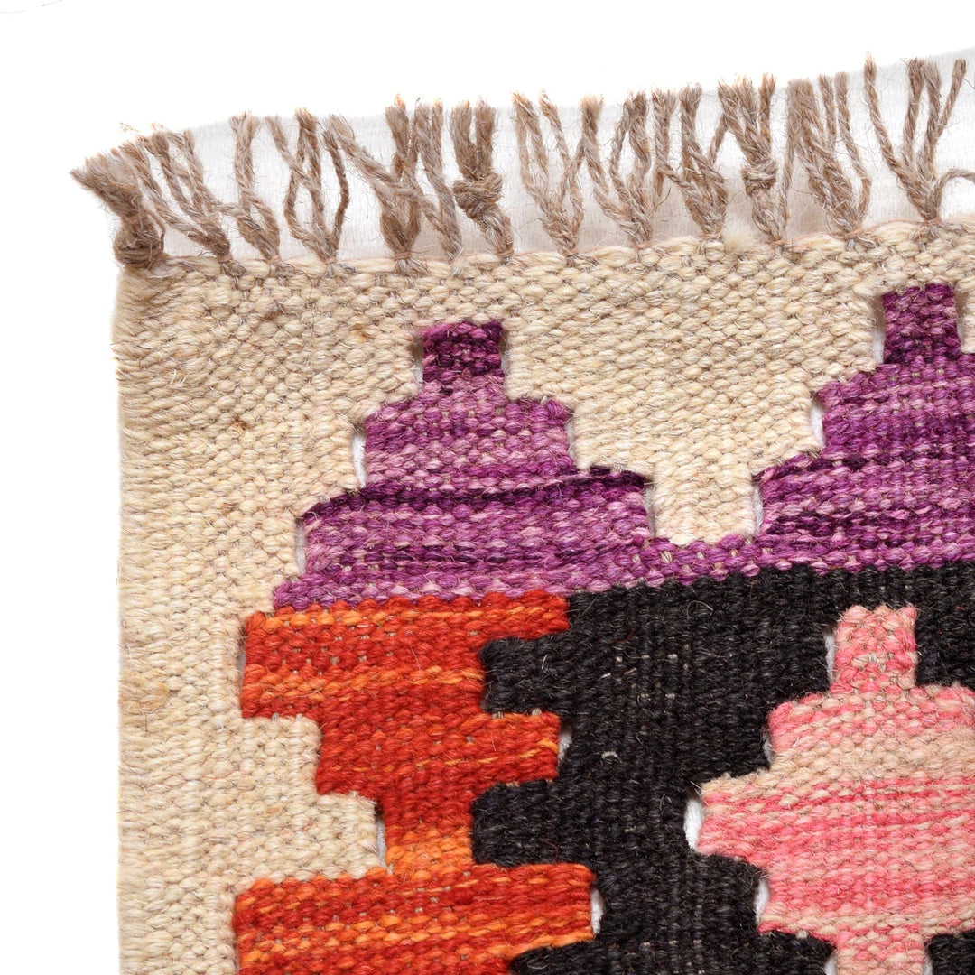 Handmade Vegetable Kelim Runner 2' 6" x 9' 8" - No. AL58062