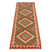 Handmade Vegetable Kilim Runner 2' 3" x 6' 4" - No. AL90090