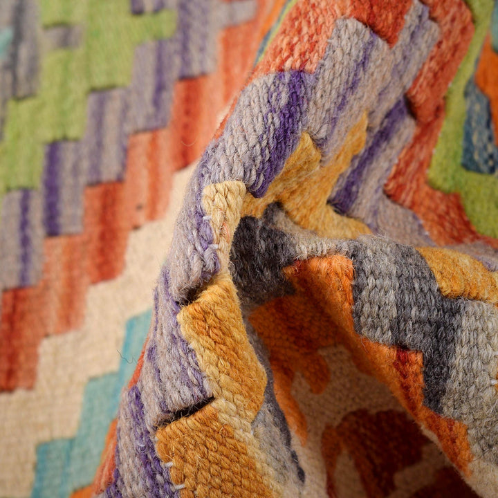 Handmade Vegetable Kilim Runner 2' 3" x 6' 4" - No. AL90090