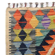 Handmade Vegetable Kelim Runner 2' 6" x 6' 5" - No. AL87461