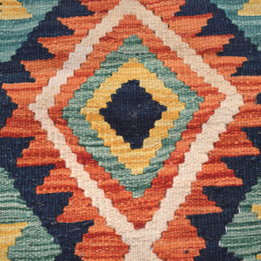 Handmade Vegetable Kelim Runner 2' 6" x 6' 5" - No. AL87461