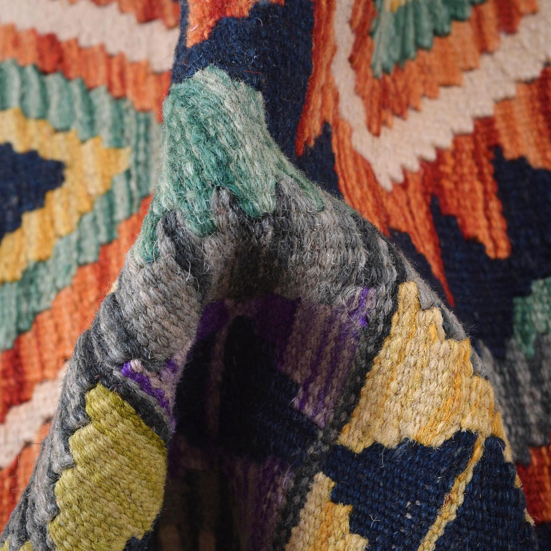 Handmade Vegetable Kelim Runner 2' 6" x 6' 5" - No. AL87461