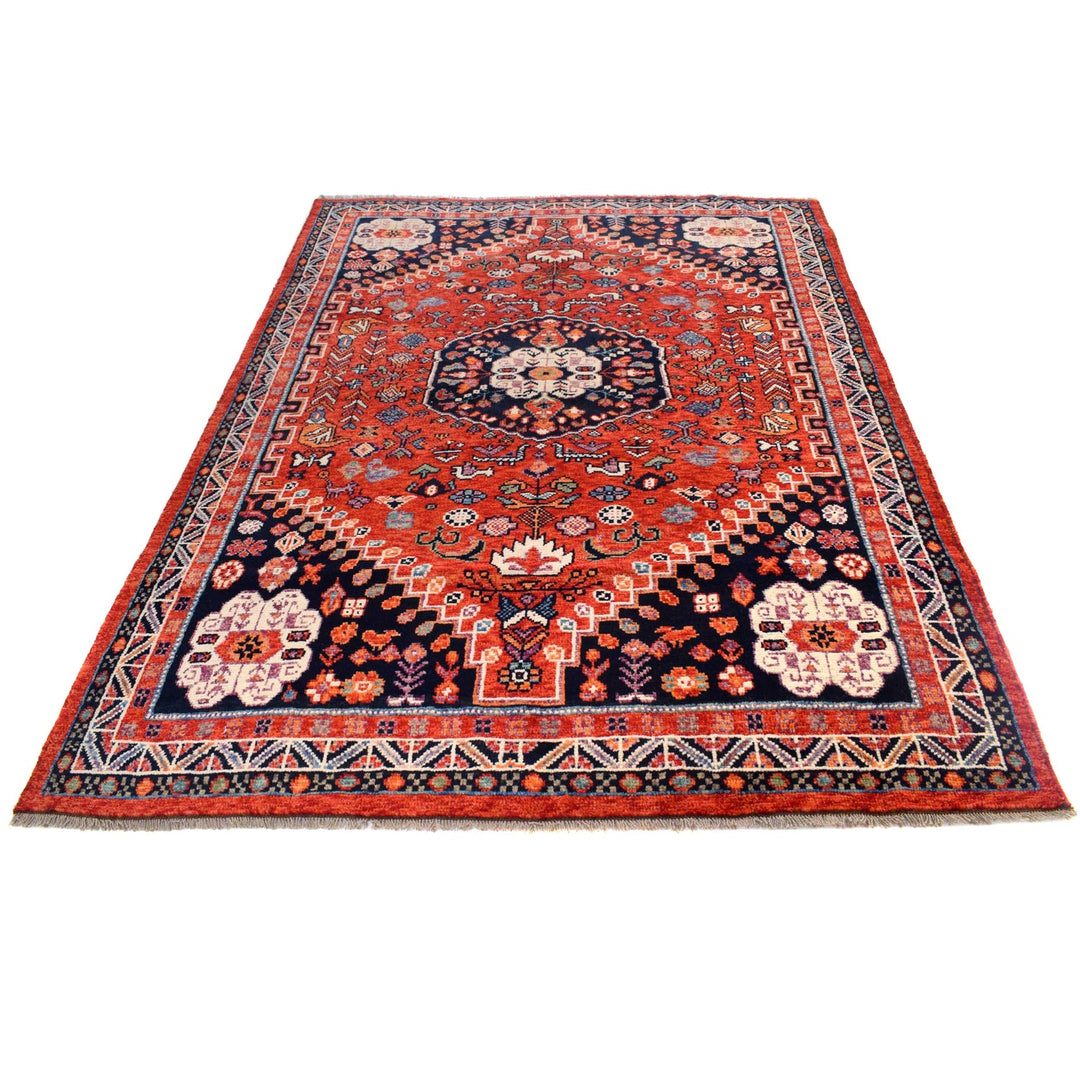 Persian Shirazi Design Carpet 5' 7" x 7' 7" - No. AL40342