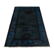 Hand Knotted Overdye Wool Rug 3' 7" x 6' 3" - No. AL26792