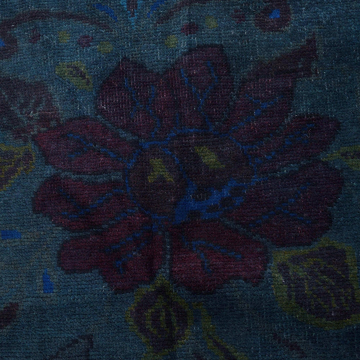 Hand Knotted Overdye Wool Rug 3' 7" x 6' 3" - No. AL26792