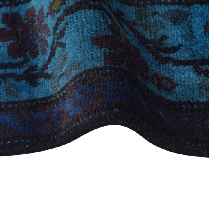 Hand Knotted Overdye Wool Rug 3' 7" x 6' 3" - No. AL26792