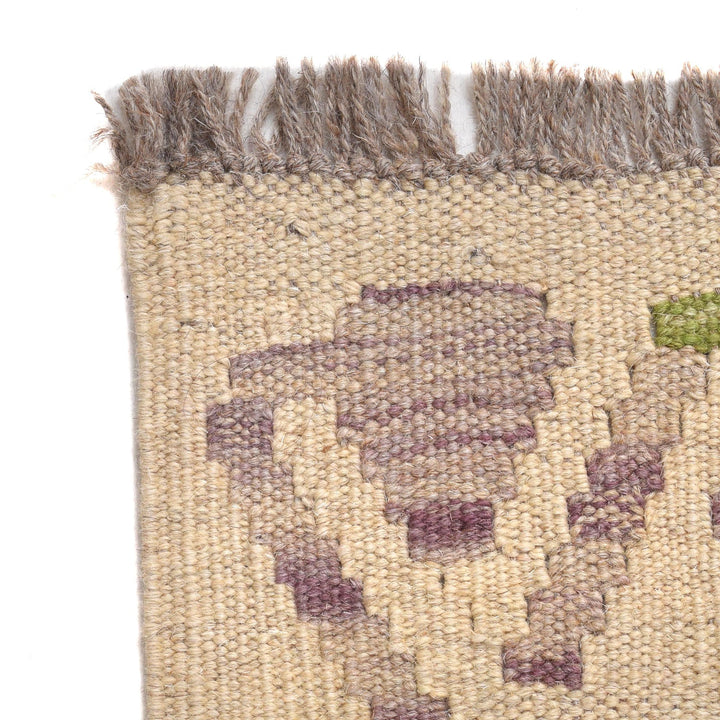 Hand Woven Wool Kelim 5' 9" x 7' 10" - No. AL27600