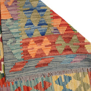 Handmade Turkish Design Wool Kilim Runner 2' 7" x 9' 7" - No. AL60866