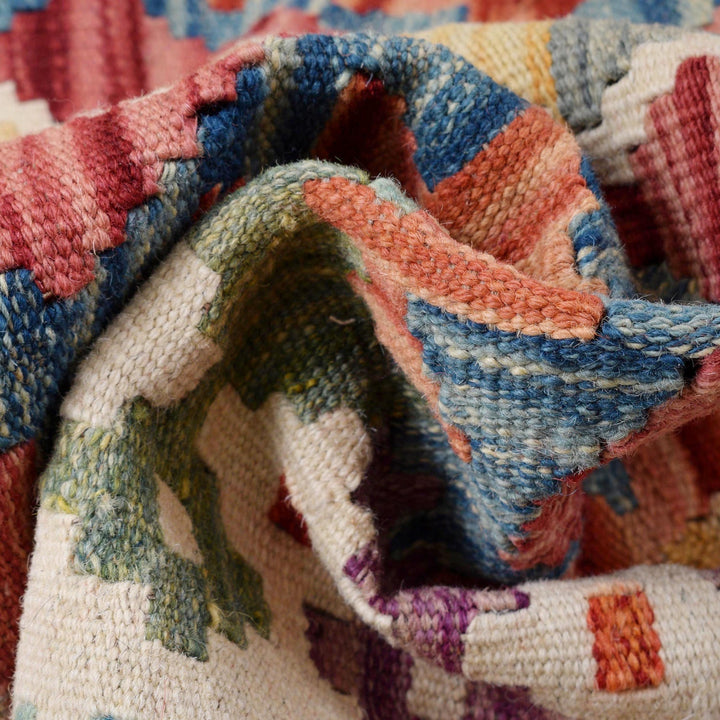 Hand Knotted Flatweave Kilim Runner 2' 8" x 7' 11" - No. AL69234