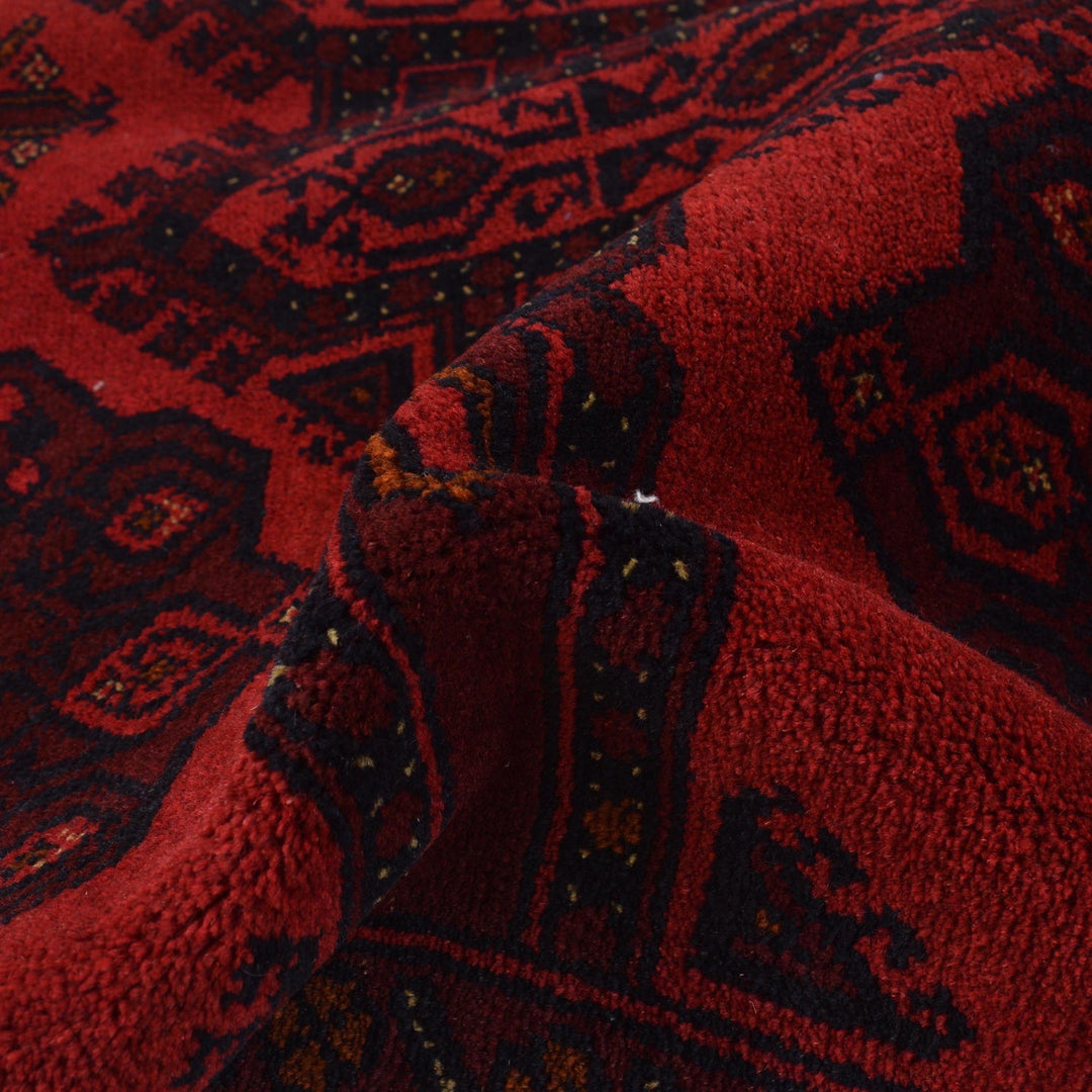 Red Color Khal Mohammadi Rug 3' 5" x 5' 1" - No. AL25600
