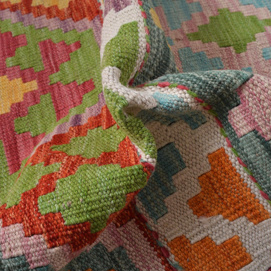 Hand Knotted Flatweave Kilim 6' 0" x 8' 4" - No. AL83722