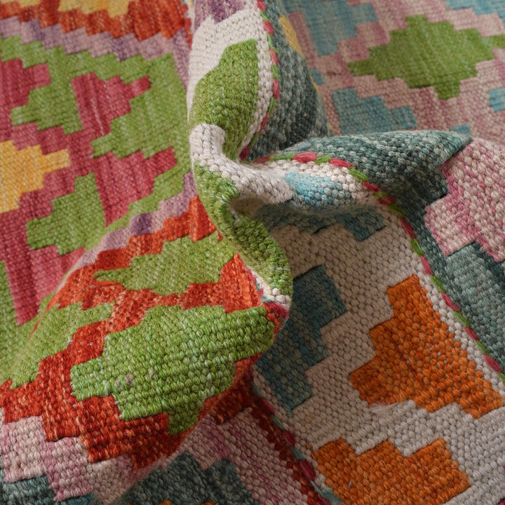 Hand Knotted Flatweave Kilim 6' 0" x 8' 4" - No. AL83722