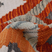 Hand Woven Wool Kelim Runner 2' 1" x 6' 3" - No. AL70660