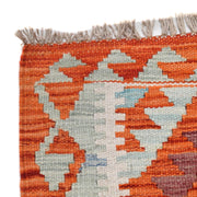 Hand Woven Wool Kelim Runner 2' 7" x 7' 1" - No. AL69702