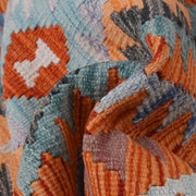 Hand Woven Wool Kelim Runner 2' 7" x 7' 1" - No. AL69702