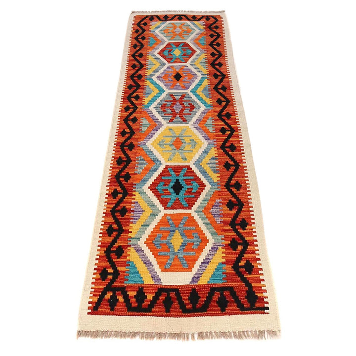 Handmade Vegetable Kilim Runner 2' 0" x 6' 5" - No. AL39743