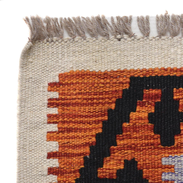 Handmade Vegetable Kilim Runner 2' 0" x 6' 5" - No. AL39743