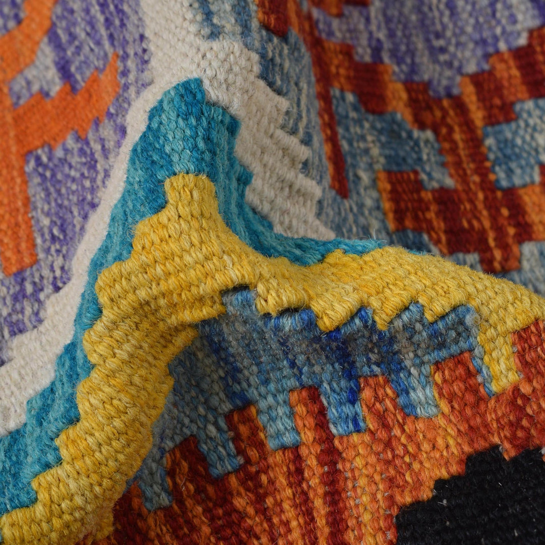 Handmade Vegetable Kilim Runner 2' 0" x 6' 5" - No. AL39743